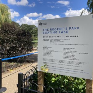Regent's Park Boating