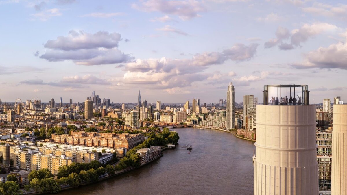 The Chimney Lift at Battersea Power Station